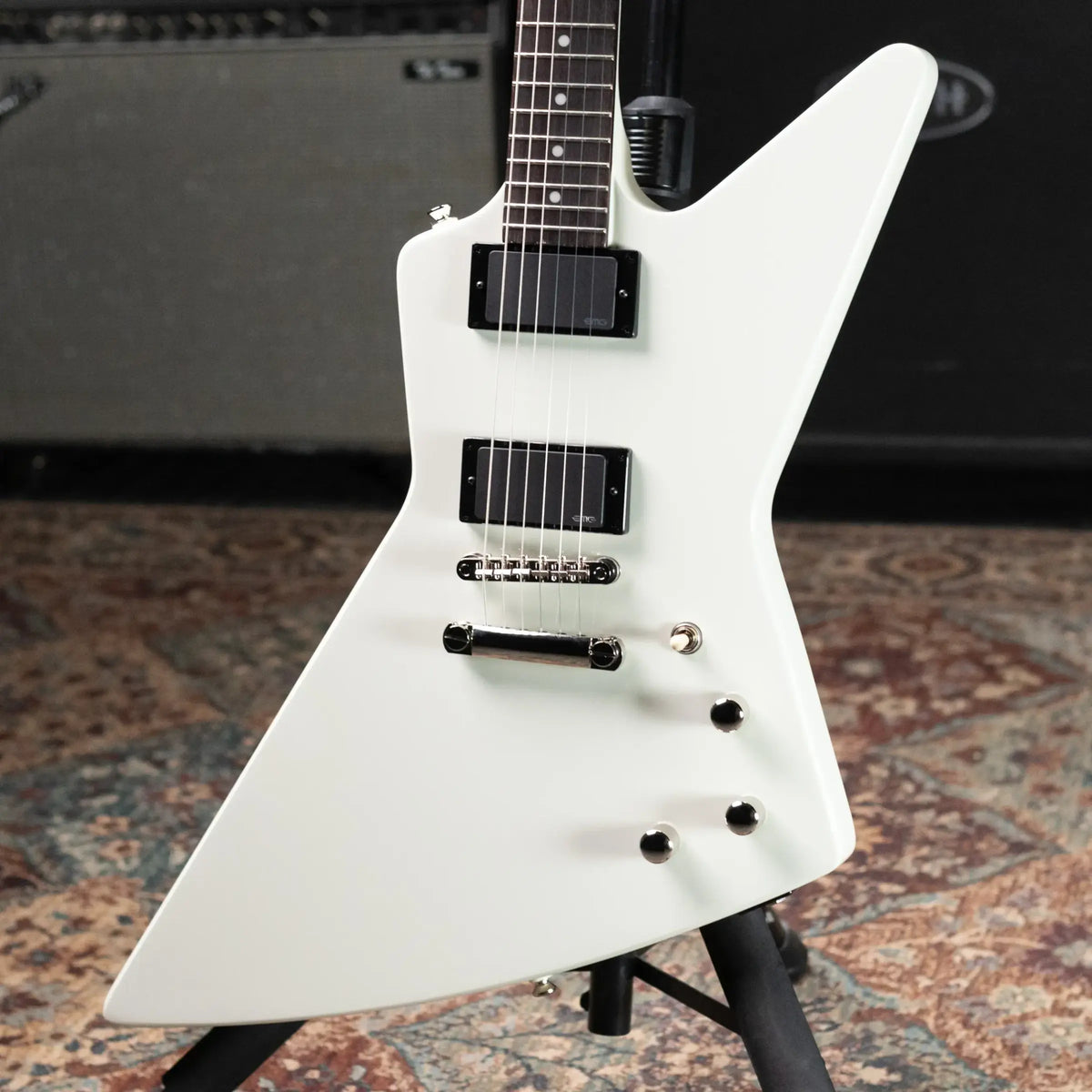 Epiphone Explorer '80s EMG Electric Guitar - Classic White