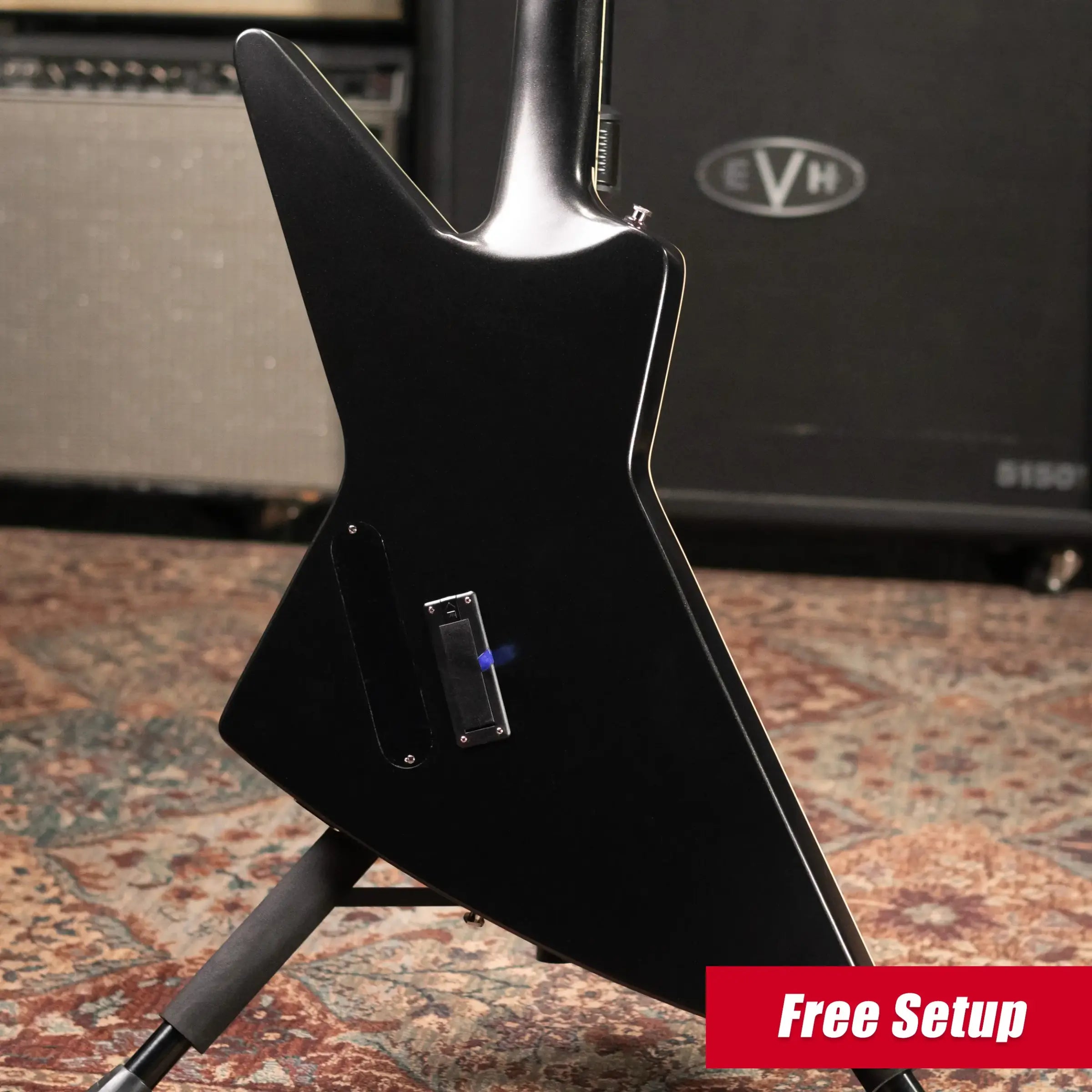 Epiphone Extura Prophecy Electric Guitar - Aged Jet Black Metallic with Gig Bag