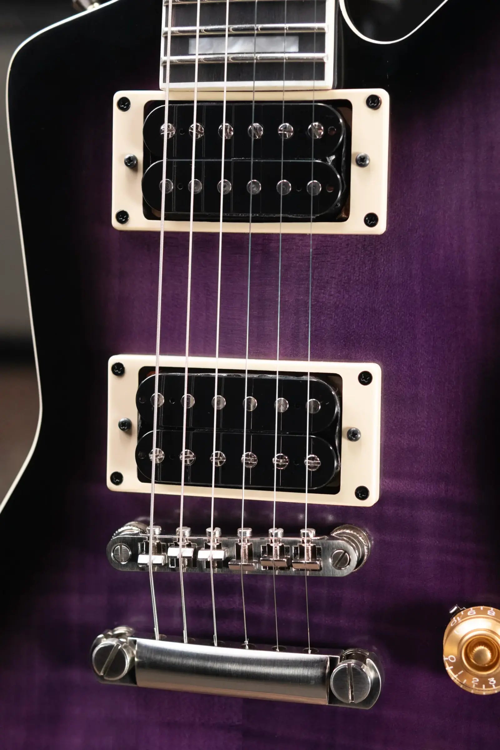 Epiphone Extura Prophecy Electric Guitar Purple Tiger Burst with Hardshell Case - Used