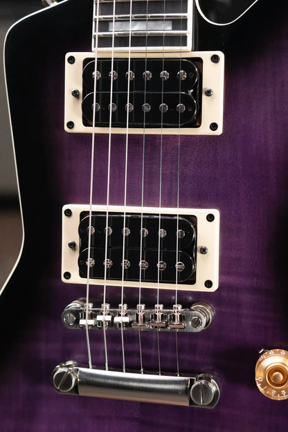 Epiphone Extura Prophecy Electric Guitar Purple Tiger Burst with Hardshell Case - Used