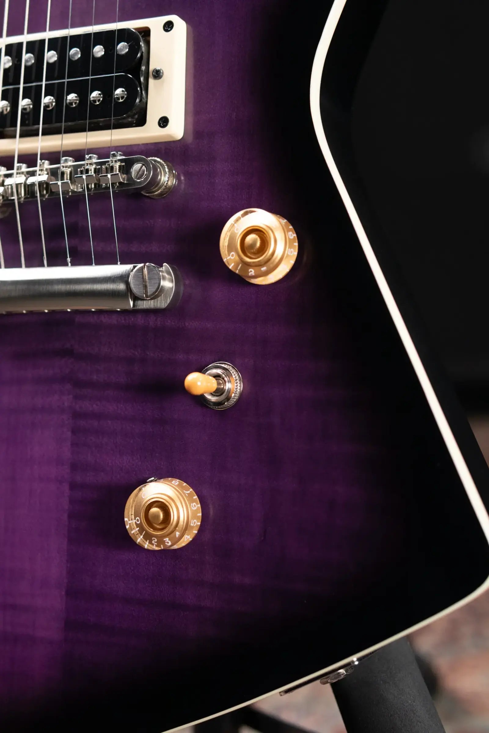 Epiphone Extura Prophecy Electric Guitar Purple Tiger Burst with Hardshell Case - Used