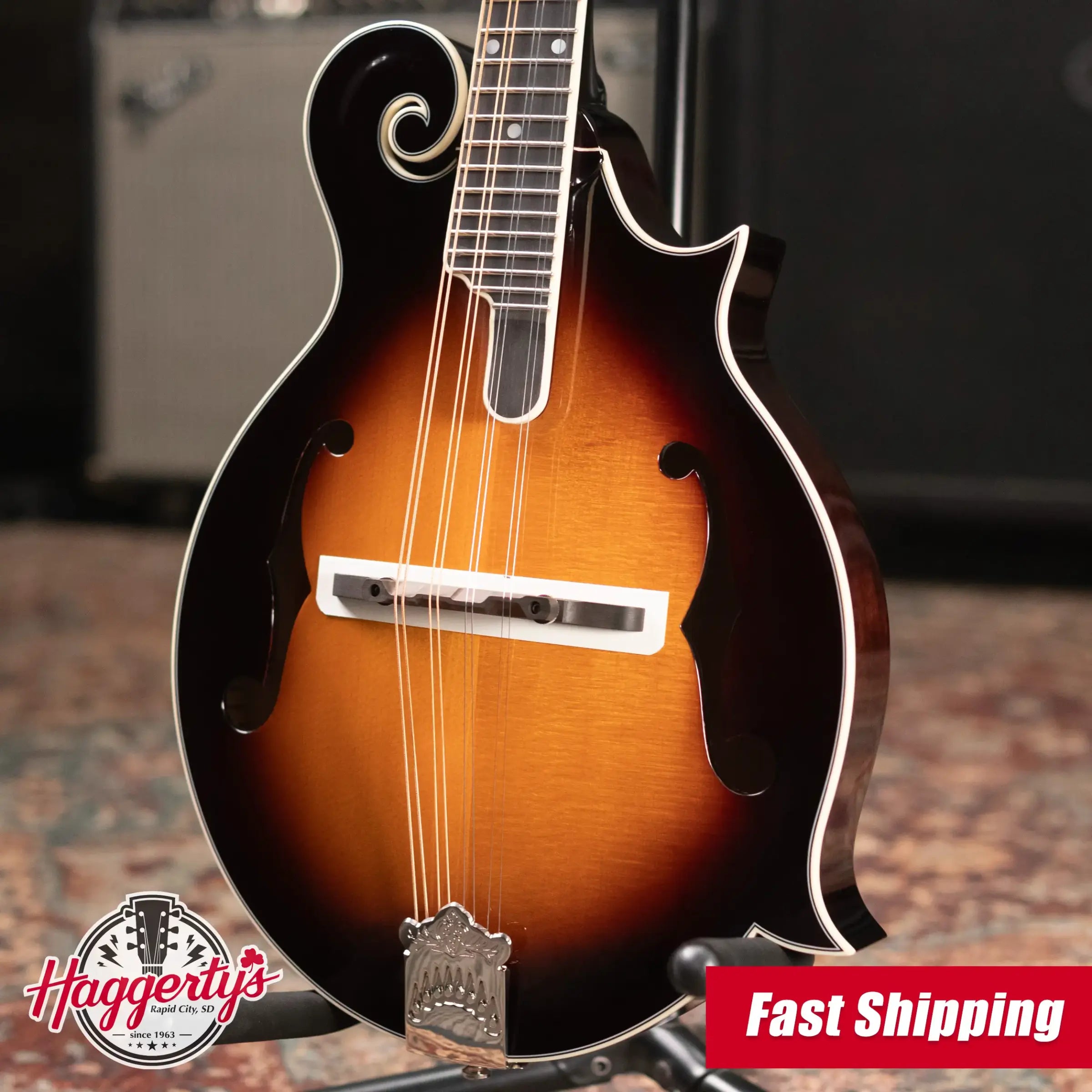 Epiphone F-5G Mandolin - Cremona Burst with Hardshell Case