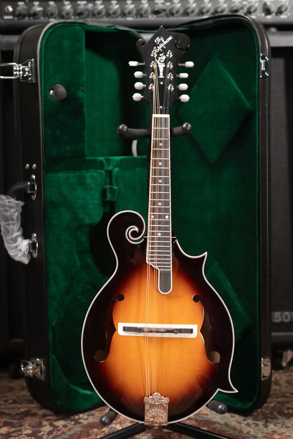 Epiphone F-5G Mandolin - Cremona Burst with Hardshell Case