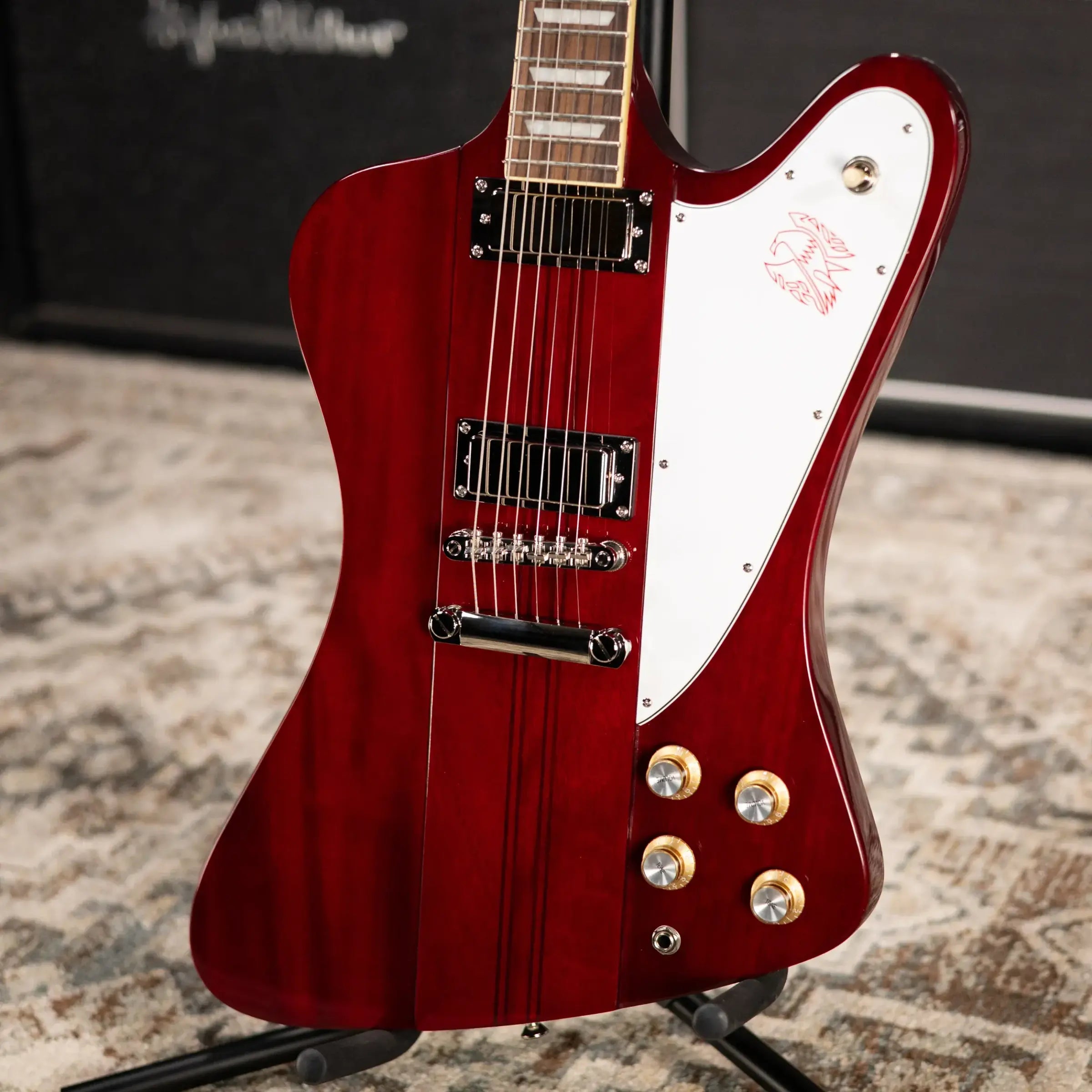Epiphone Firebird Electric Guitar - Wine Red with Gig Bag
