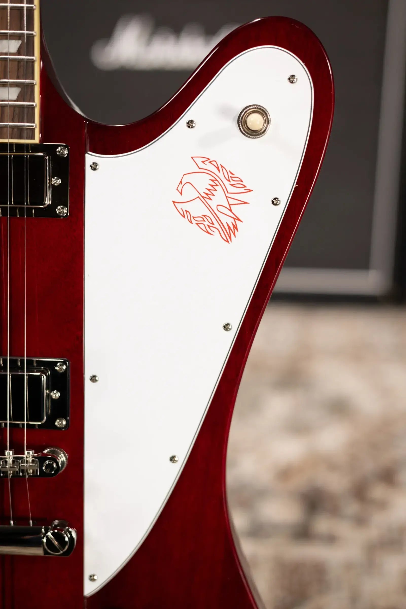Epiphone Firebird Electric Guitar - Wine Red with Gig Bag