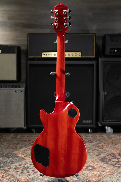 Epiphone Futura Les Paul Custom AAAA Figured Electric Guitar - Rally Red with Gig Bag