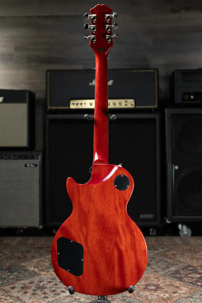 Epiphone Futura Les Paul Custom AAAA Figured Electric Guitar - Rally Red with Gig Bag