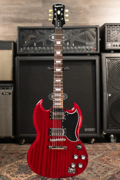 Epiphone G-400 SG Pro Electric Guitar - Vintage Cherry with Hardshell Case - Used