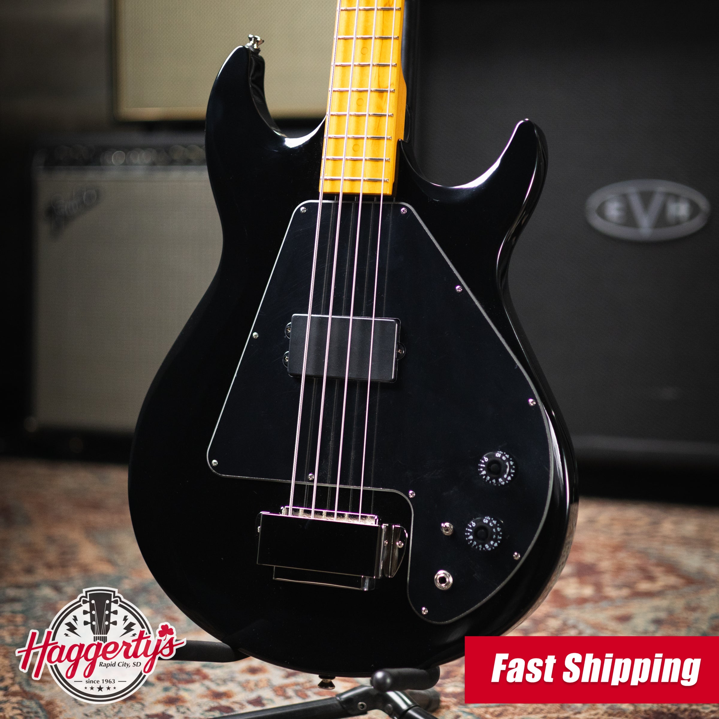 Epiphone Grabber Bass - Ebony with Gig Bag