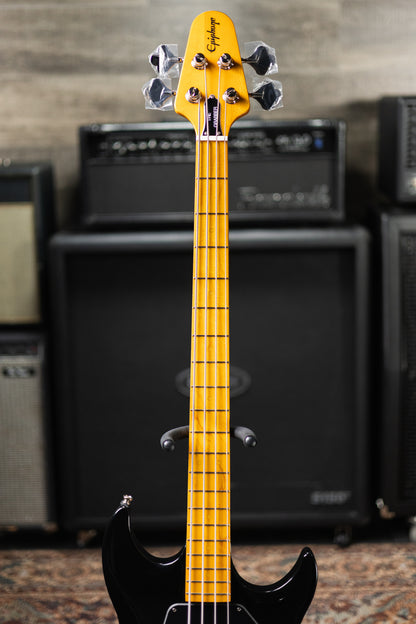 Epiphone Grabber Bass - Ebony with Gig Bag