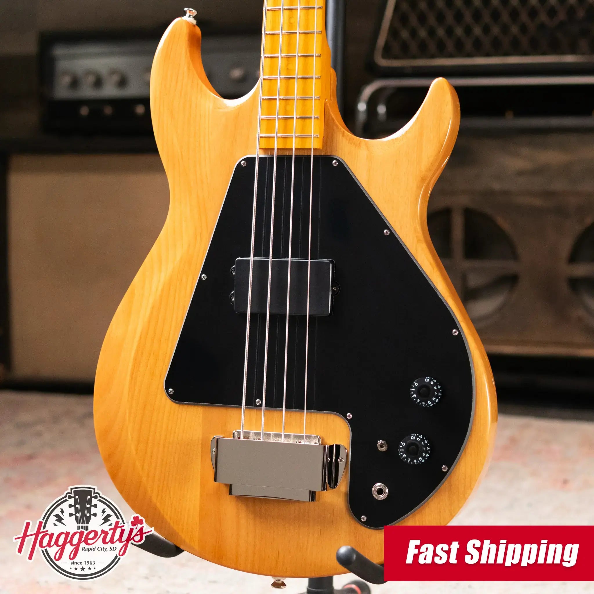 Epiphone Grabber Bass - Natural with Gig Bag