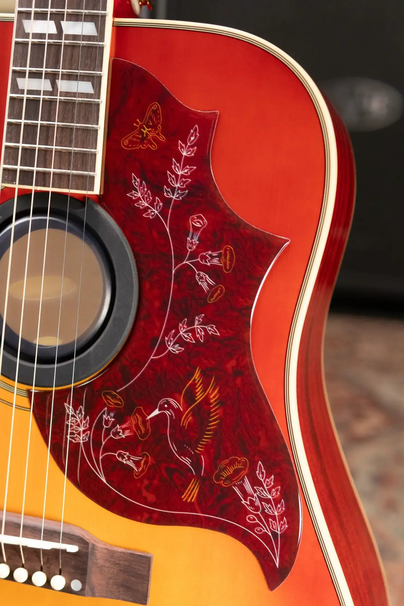 Epiphone Hummingbird Standard Acoustic/Electric Guitar - Cherry Sunburst