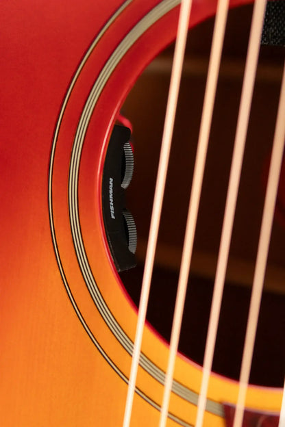 Epiphone Hummingbird Standard Acoustic/Electric Guitar - Cherry Sunburst with Gig Bag