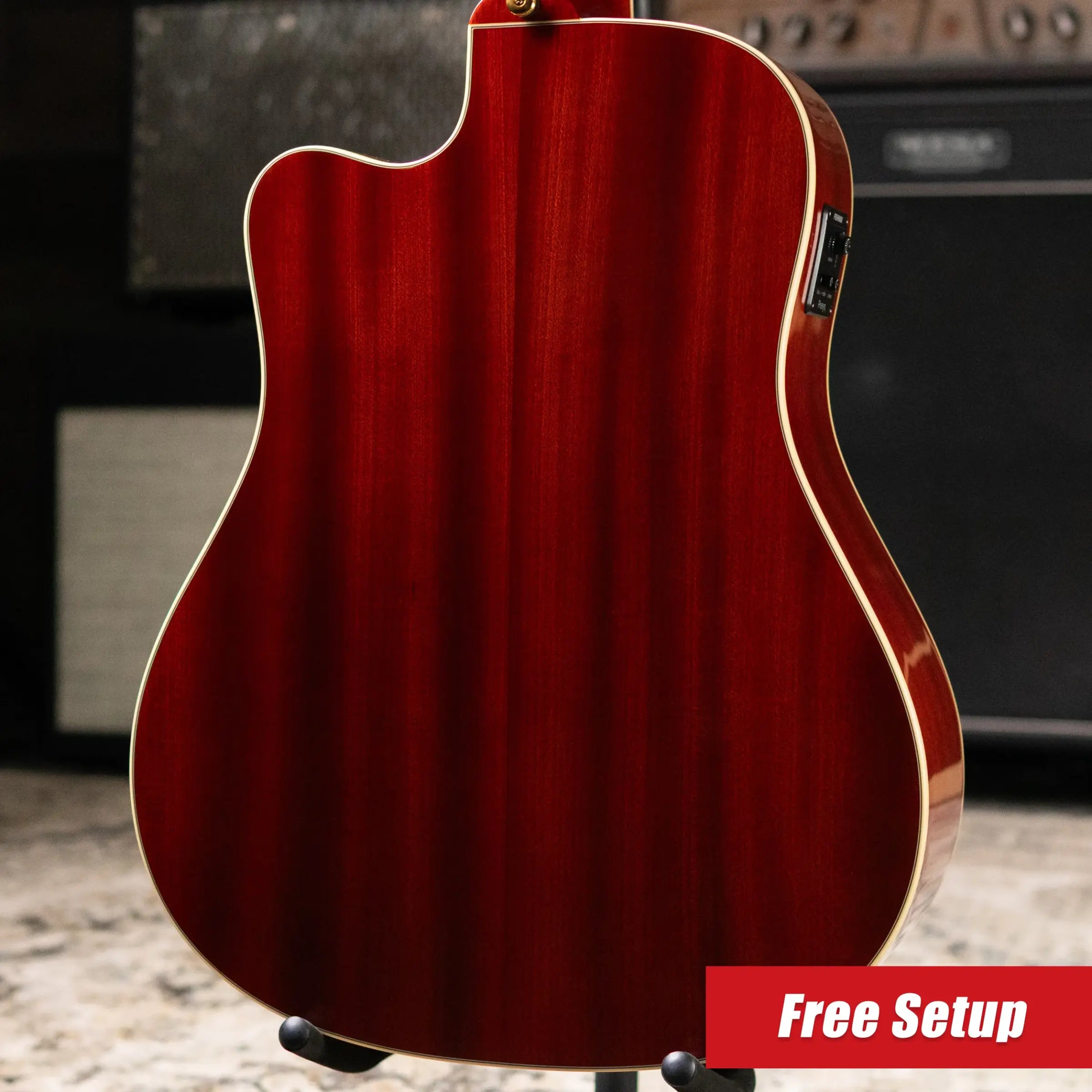 Epiphone Hummingbird Standard EC Acoustic/Electric Guitar - Cherry Sunburst