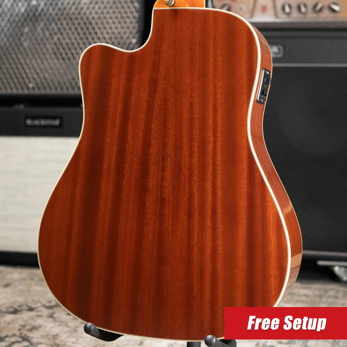 Epiphone Hummingbird Standard EC Acoustic/Electric Guitar - Natural with Gig Bag
