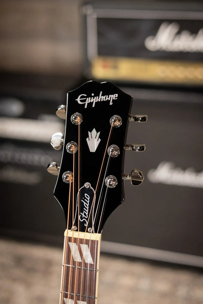 Epiphone Hummingbird Studio Acoustic/Electric Guitar - Antique Natural with Gig Bag
