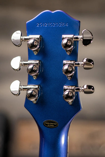 Epiphone Inspired By Gibson Futura Les Paul Custom Electric Guitar - Twilight Shift with Gig Bag