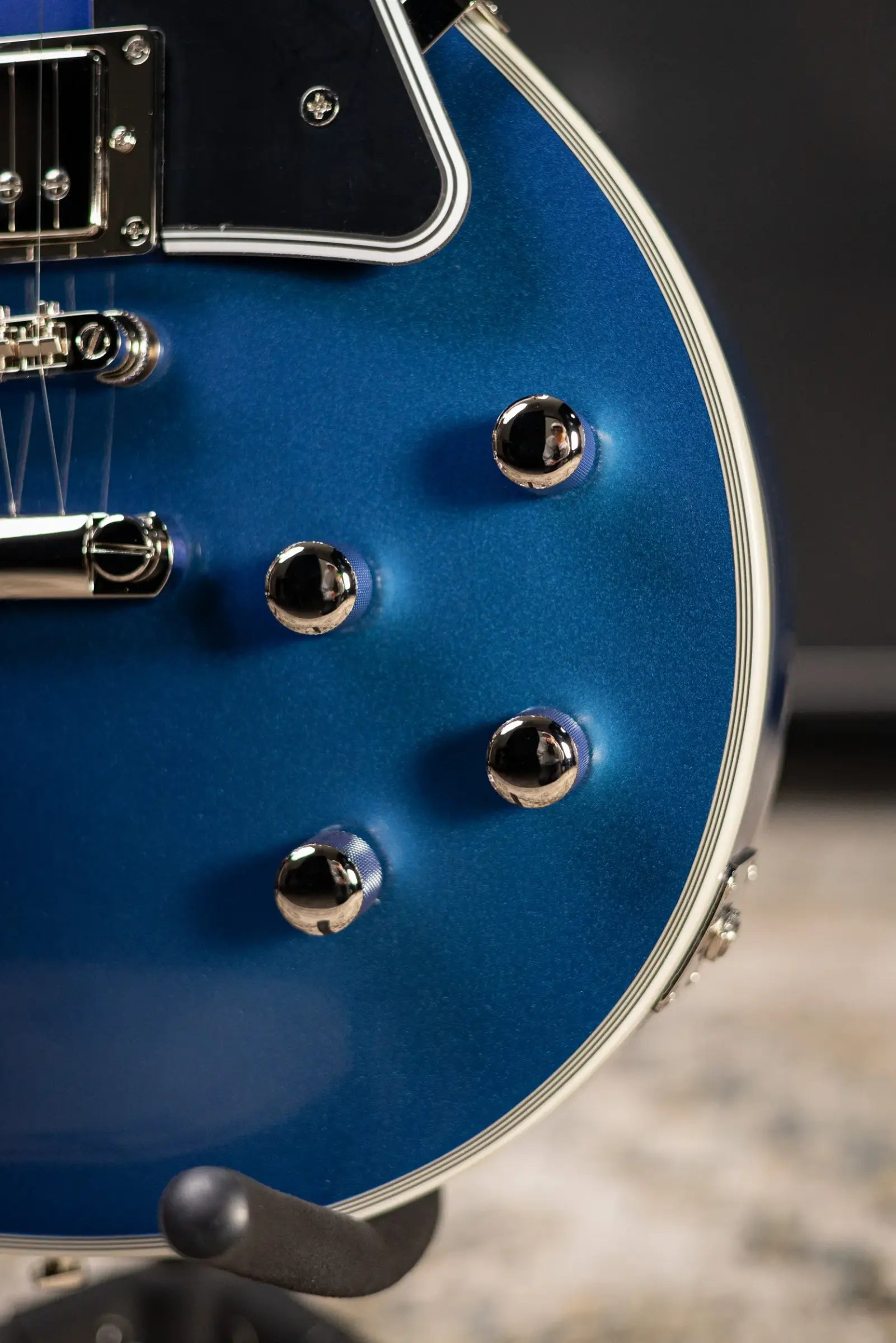 Epiphone Inspired By Gibson Futura Les Paul Custom Electric Guitar - Twilight Shift with Gig Bag