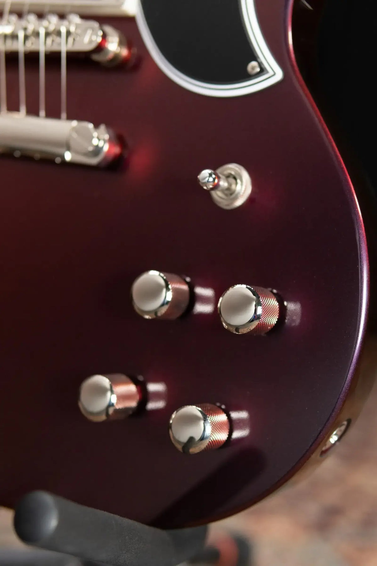 Epiphone Inspired By Gibson Futura SG Custom Electric Guitar - Midnight Ember Shift with Gig Bag