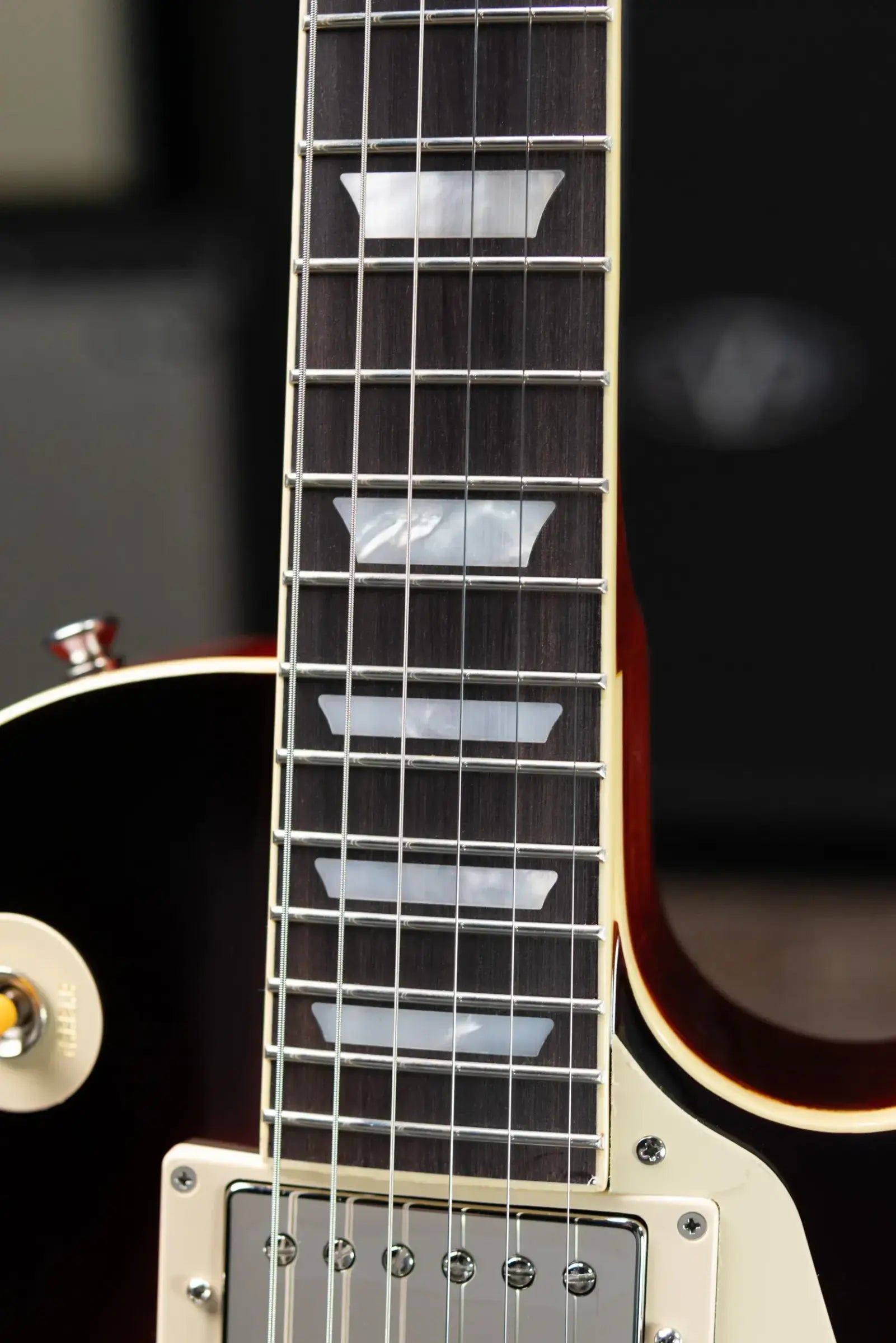 Epiphone Inspired by Gibson 1959 Les Paul Standard Reissue Electric Guitar - Washed Bourbon Burst with Hardshell Case