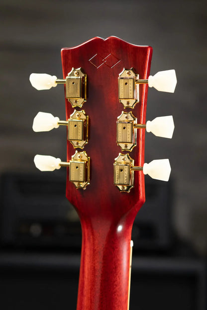 Epiphone Inspired by Gibson 1960 Hummingbird Reissue Acoustic/Electric Guitar - Heritage Cherry Sunburst with Hardshell Case