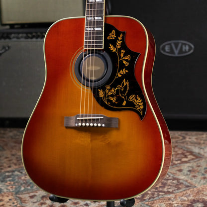 Epiphone Inspired by Gibson 1960 Hummingbird Reissue Acoustic/Electric Guitar - Heritage Cherry Sunburst with Hardshell Case