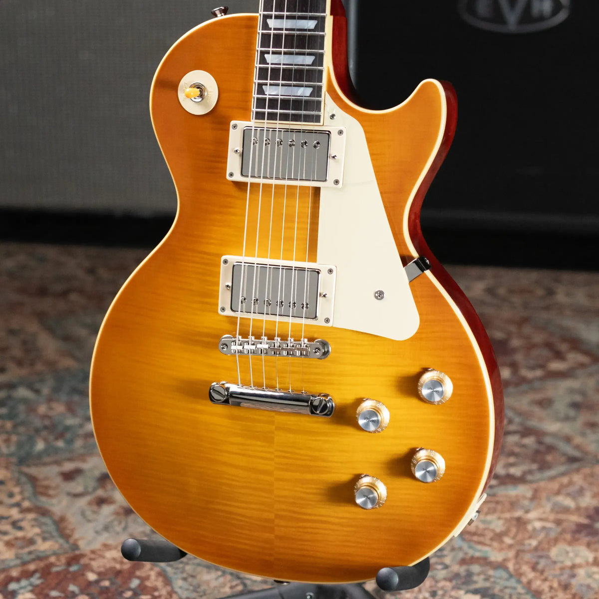 Epiphone Inspired by Gibson 1960 Les Paul Standard Reissue Electric Guitar - Iced Tea Burst with Hardshell Case