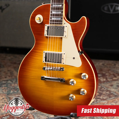 Epiphone Inspired by Gibson 1960 Les Paul Standard Reissue Electric Guitar - Washed Cherry Sunburst with Hardshell Case