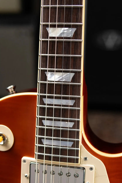Epiphone Inspired by Gibson 1960 Les Paul Standard Reissue Electric Guitar - Washed Cherry Sunburst with Hardshell Case