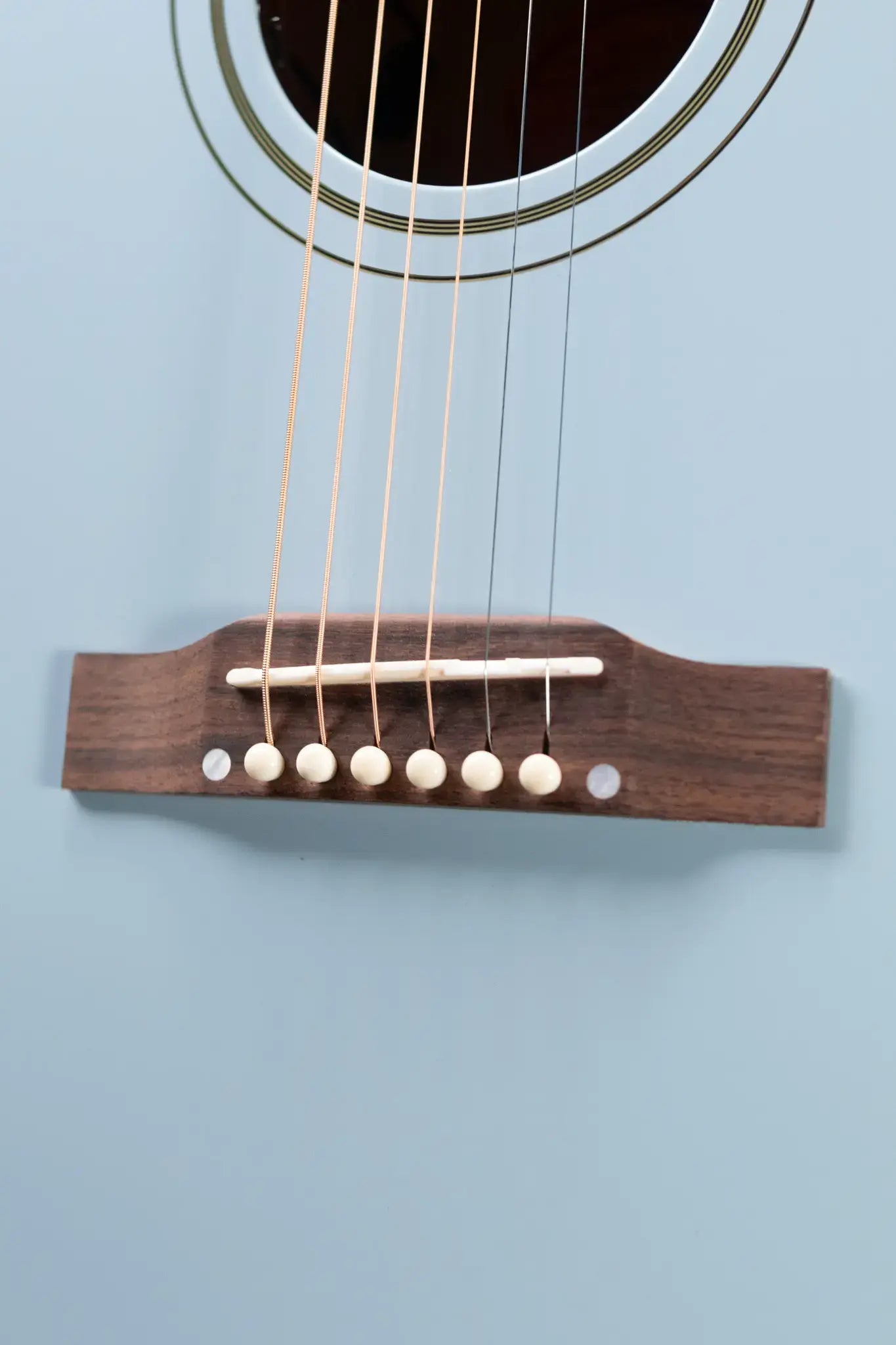 Epiphone Inspired by Gibson J-180 LS Acoustic/Electric Guitar - Frost Blue with Hardshell Case