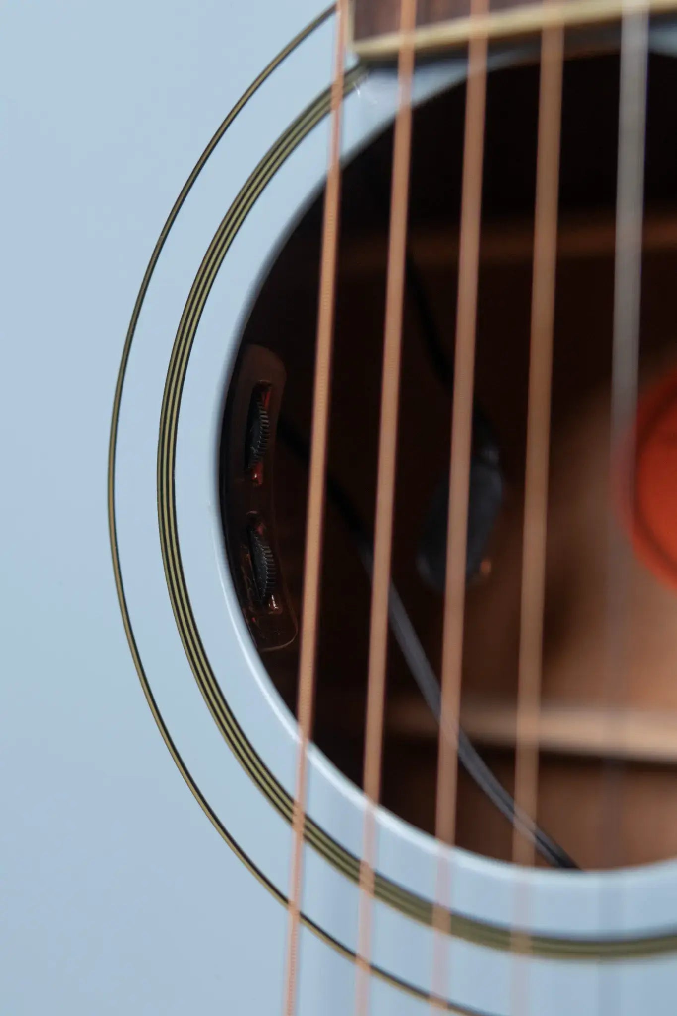 Epiphone Inspired by Gibson J-180 LS Acoustic/Electric Guitar - Frost Blue with Hardshell Case