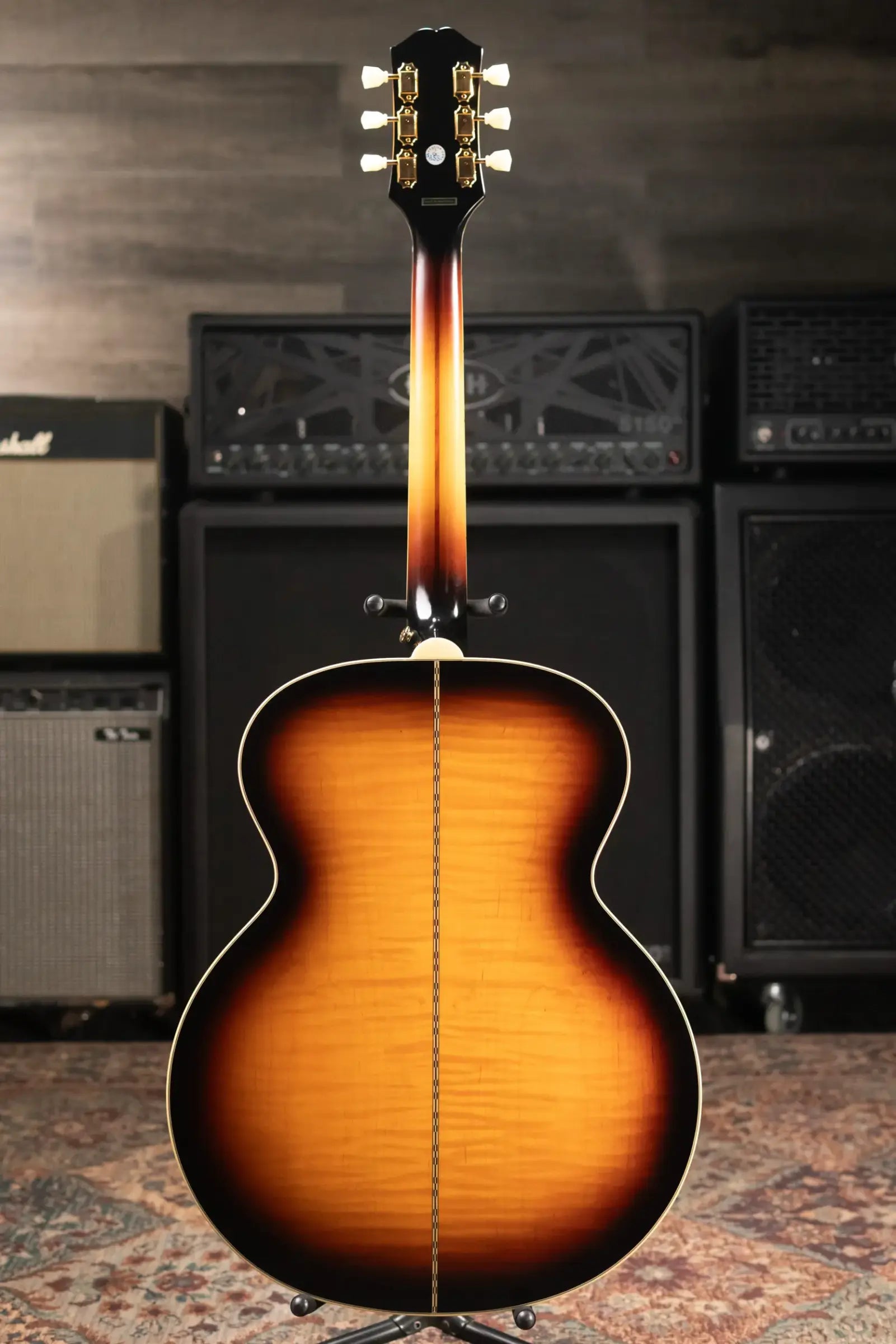 Epiphone J-200 Acoustic/Electric Guitar -  Aged Vintage Sunburst Gloss