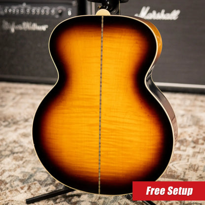 Epiphone J-200 Acoustic/Electric Guitar - Aged Vintage Sunburst Gloss - Used