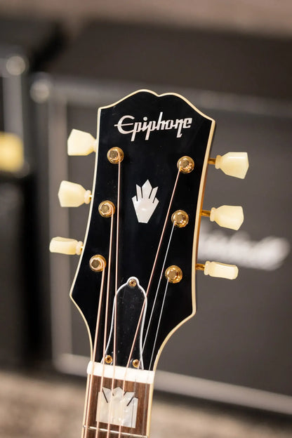 Epiphone J-200 Acoustic/Electric Guitar - Aged Vintage Sunburst Gloss - Used