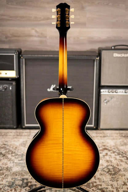 Epiphone J-200 Acoustic/Electric Guitar - Aged Vintage Sunburst Gloss - Used