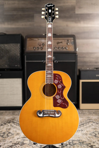 Epiphone J-200 Studio Acoustic/Electric Guitar - Antique Natural