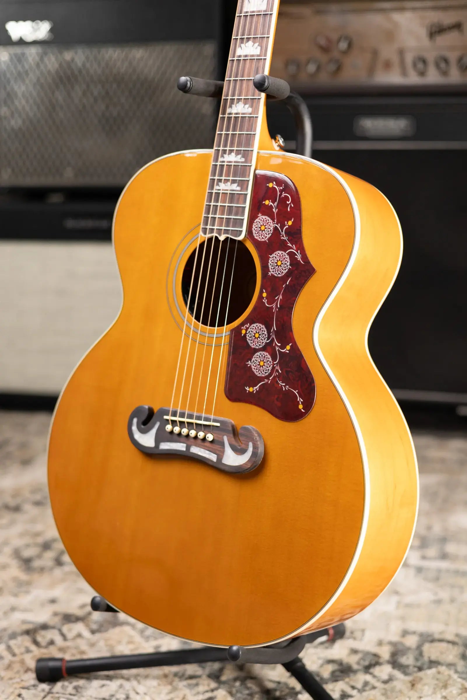 Epiphone J-200 Studio Acoustic/Electric Guitar - Antique Natural