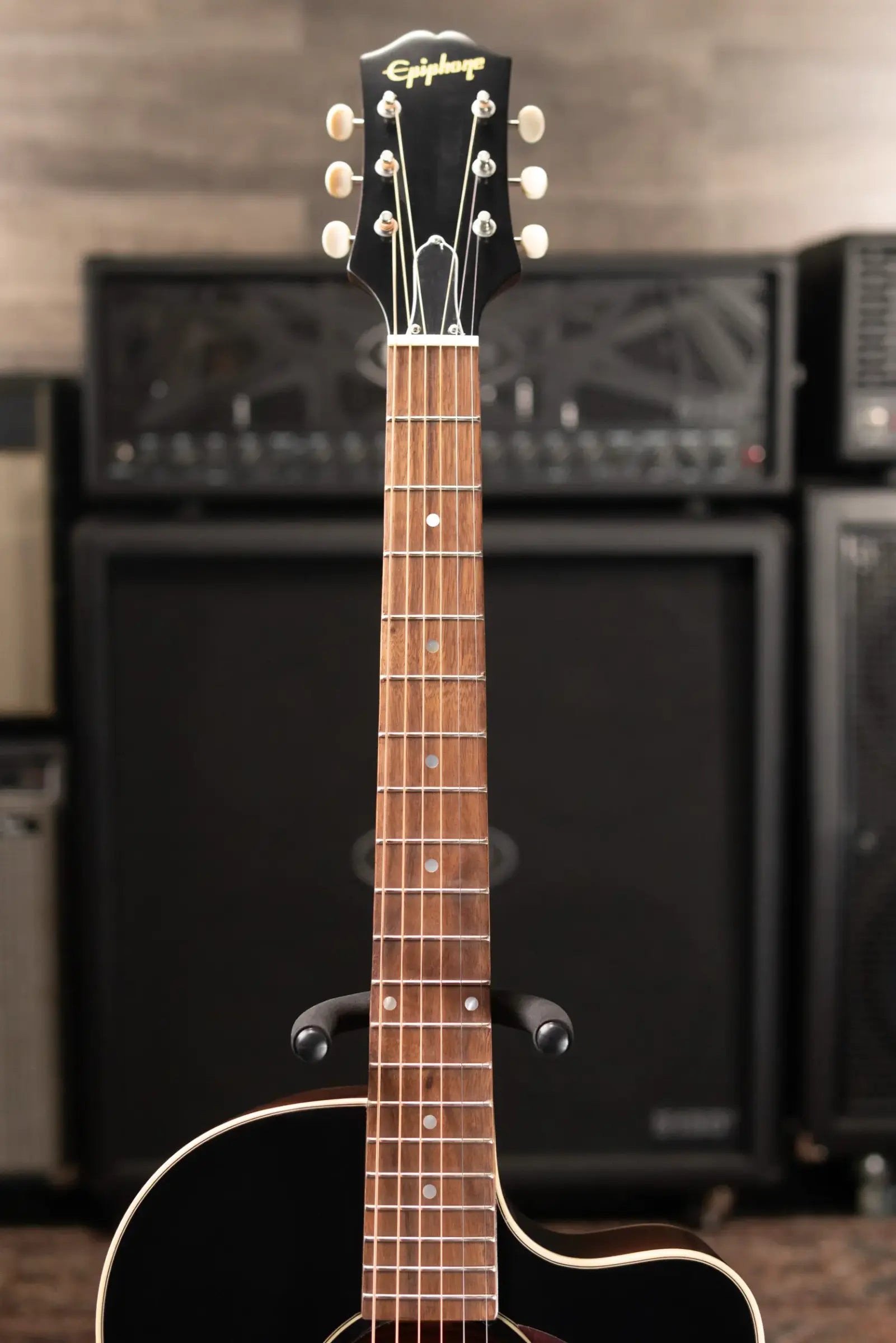 Epiphone J-45 EC All Solid Acoustic/Electric Guitar - Aged Vintage Sunburst Gloss