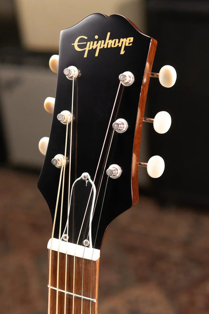 Epiphone J-45 EC All Solid Acoustic/Electric Guitar - Aged Vintage Sunburst Gloss