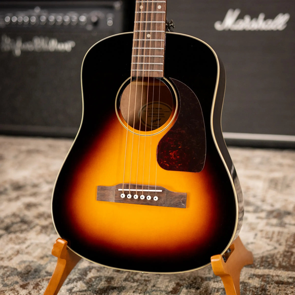 Epiphone J-45 Express Acoustic Guitar - Vintage Sunburst with Gig Bag