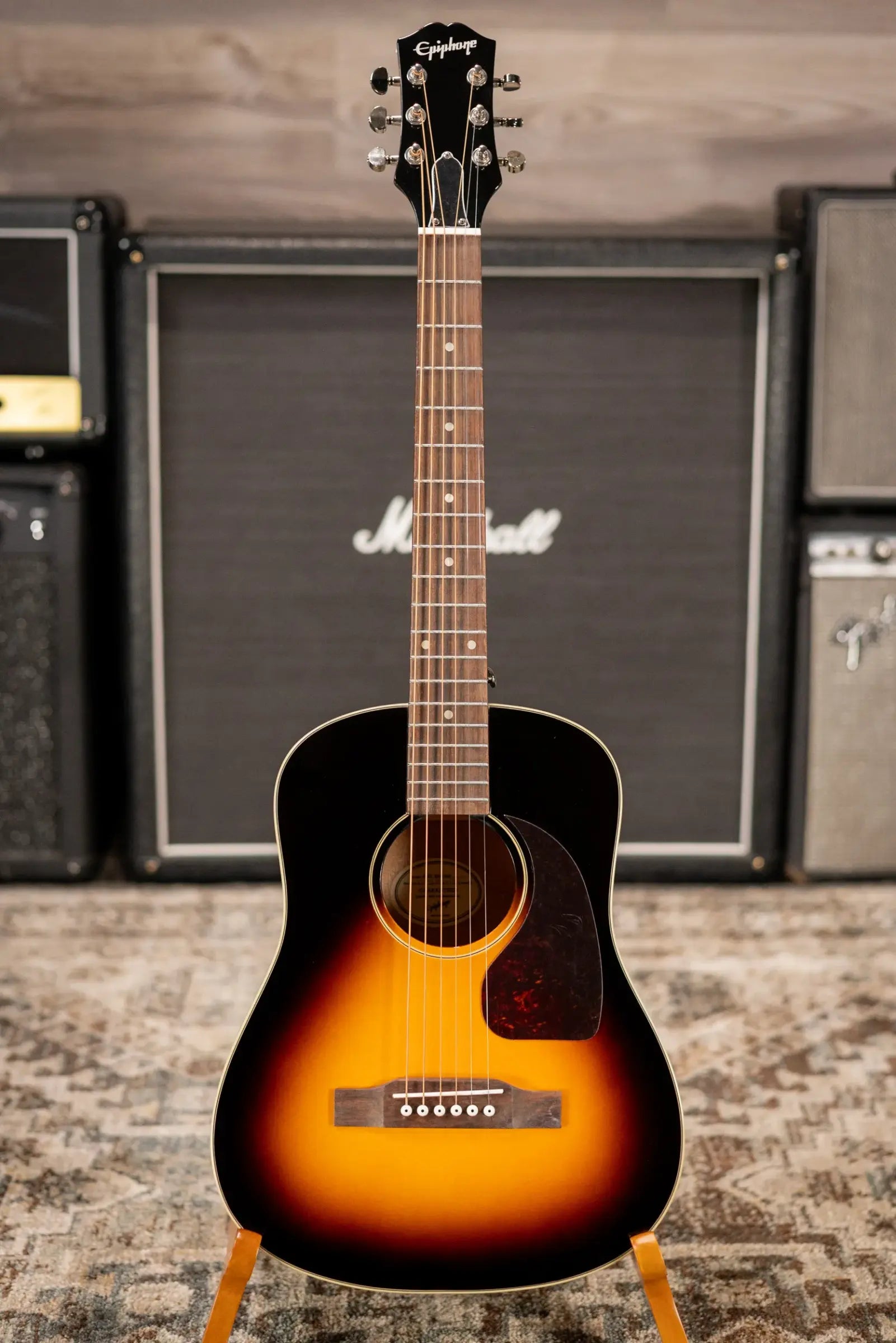 Epiphone J-45 Express Acoustic Guitar - Vintage Sunburst with Gig Bag