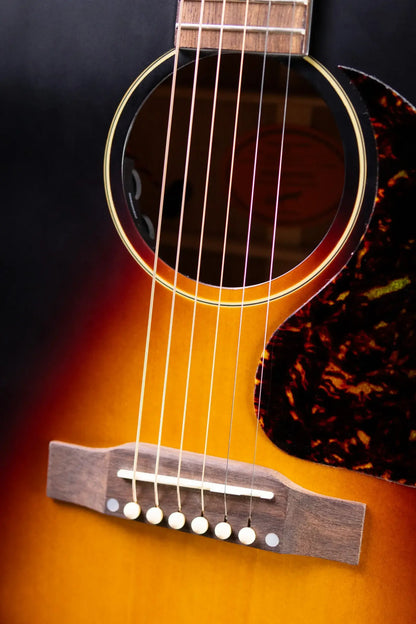 Epiphone J-45 Standard Acoustic/Electric Guitar - Triburst with Gig Bag