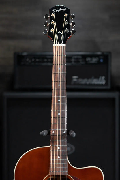 Epiphone J-45 Standard EC Acoustic/Electric Guitar - Honeyburst with Gig Bag