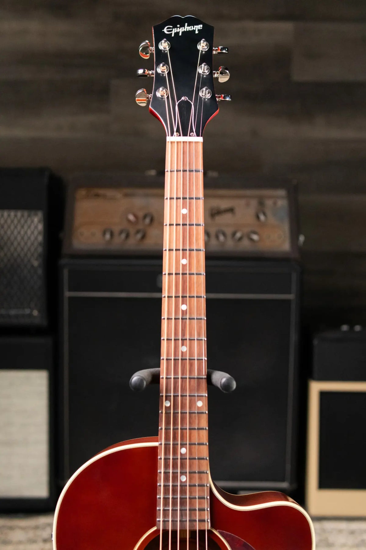 Epiphone J-45 Standard EC Acoustic/Electric Guitar - Honeyburst with Gig Bag