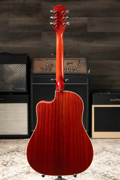 Epiphone J-45 Standard EC Acoustic/Electric Guitar - Honeyburst with Gig Bag