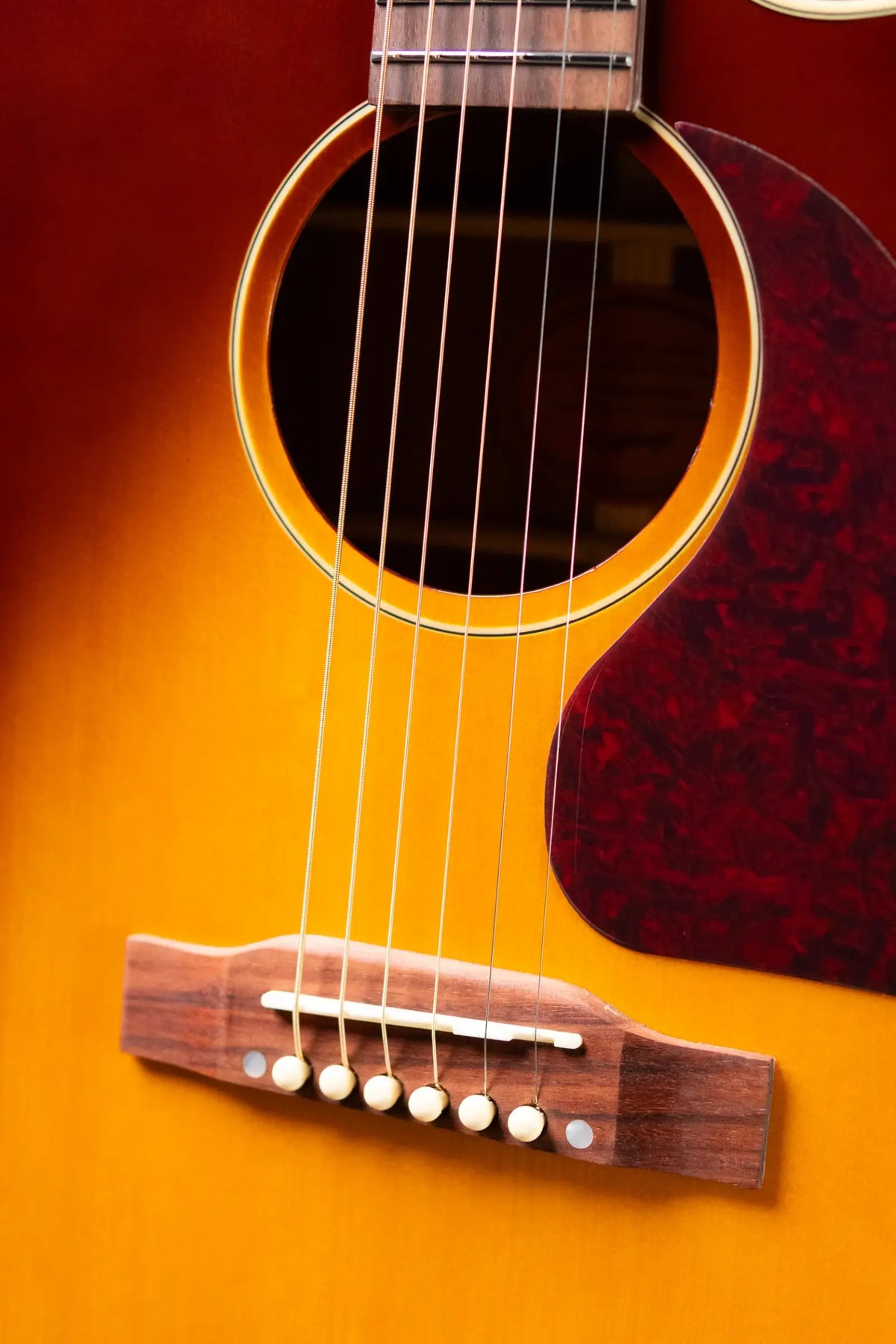 Epiphone J-45 Standard EC Acoustic/Electric Guitar - Honeyburst with Gig Bag