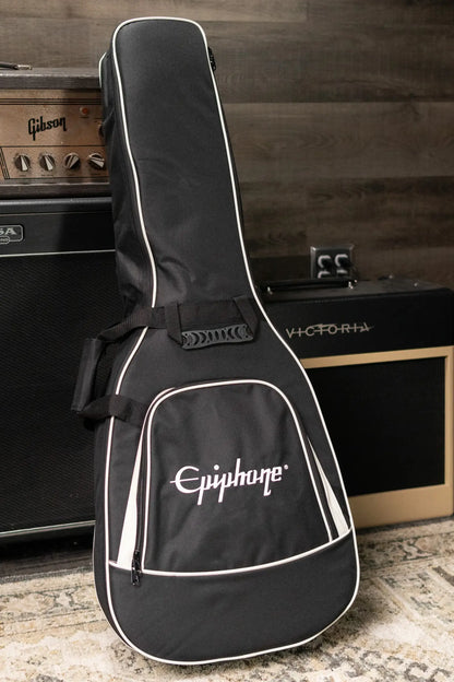 Epiphone J-45 Standard EC Acoustic/Electric Guitar - Honeyburst with Gig Bag