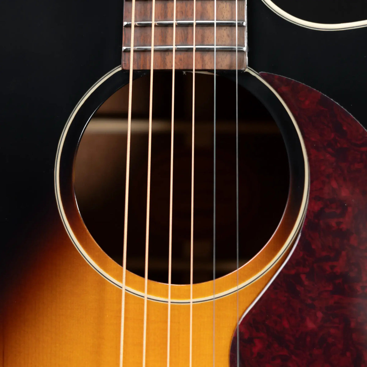 Epiphone J-45 Standard EC Acoustic/Electric Guitar - Vintage Sunburst with Gig Bag
