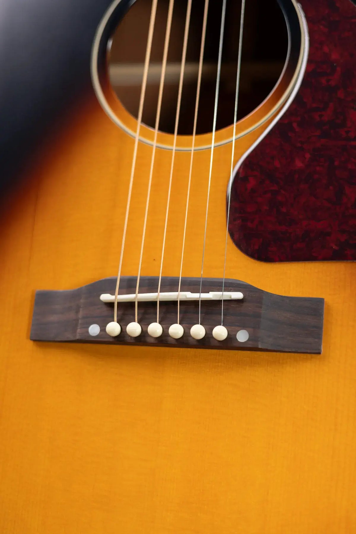 Epiphone J-45 Standard EC Acoustic/Electric Guitar - Vintage Sunburst with Gig Bag