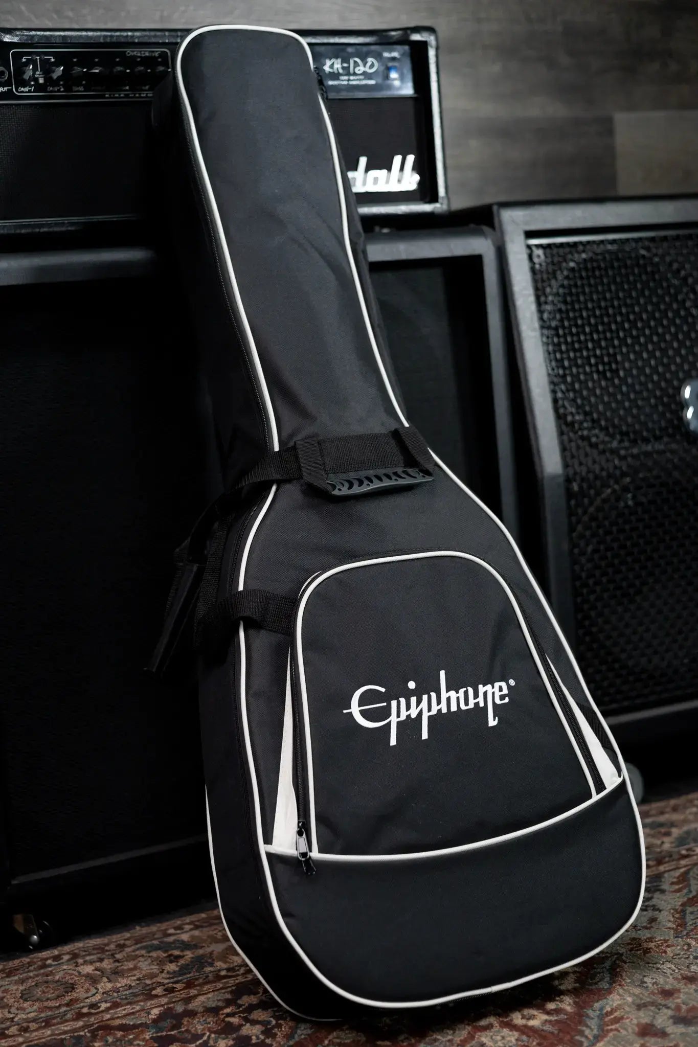 Epiphone J-45 Standard EC Acoustic/Electric Guitar - Vintage Sunburst with Gig Bag